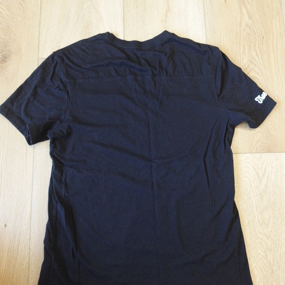 True Religion “Overtime” XL Black Pocket Tee • Horseshoe Stitch • Crew Neck Mens - Picture 2 of 6